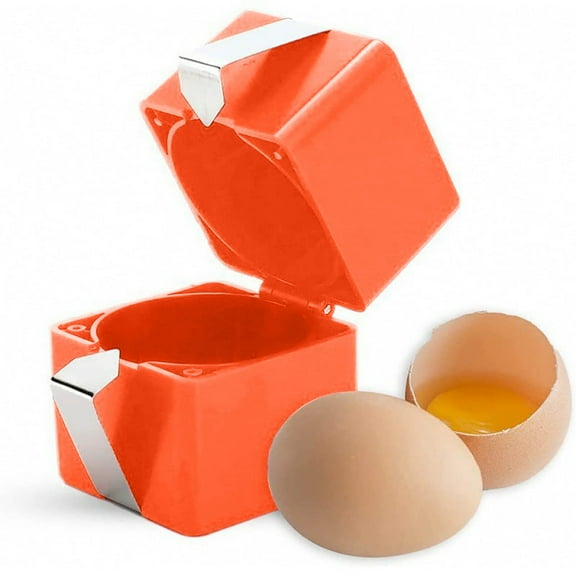 BGZLEU Egg Shell Opener, 2025 Upgrade Boiled Egg Peeler, Hard Boiled Egg Peeler, Stainless Steel Egg Slicer for Hard Boiled Eggs, Egg Peeling Tool, Egg Shell Cutter for Boiled Egg Kitchen Gadgets