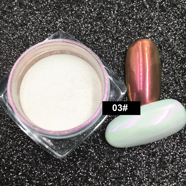 Nail Powder Nails Art Metal Chrome Efecto espejo Textura delicada yeacher Accesorio de uñas