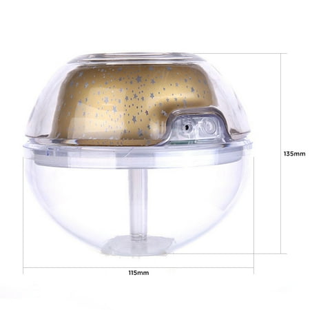 

Mini USB Humidifier Crystal Colorful Night Atmosphere Light Star Projection Humidifier Home Humidifier