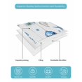 thumbnail image 5 of Quilts Twin-XL Size Bedding Set, Blue Coastal Christmas Lightweight Quilted Comforter, Xmas Ball Pine Starfish Shell Snowflake Soft Bedspread Coverlet with Pillow Covers for All Season, 68" x 98", 5 of 7