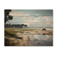 thumbnail image 3 of Designart "Georgia s Beach Solitude Coastal Tranquility" Georgia Print on Natural Pine Wood, 3 of 5