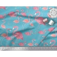 thumbnail image 3 of Soimoi Cotton Duck Fabric Flamingo Bird Printed Fabric 1 Yard 42 Inch Wide, 3 of 3