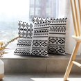 thumbnail image 6 of LALILO Throw Pillow Covers Geometric Aztec Black And White Aztec Cushion Cover 18" x 18", 2 Pack, 6 of 6
