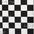 thumbnail image 2 of Lilly Craft Medium 1"x 1" Checkered Design Black and White Polycotton Fabric 58-60" Wide Sold by the Yard, 2 of 3