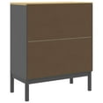 thumbnail image 5 of vidaXL Commode FLORO Gris cm Bois Massif Pin, 5 of 5