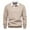BH131 Khaki, variant on Curuila Mens Sweatshirt Solid Color Button Long Sleeve Lapel Comfortable Loose Fashion Autumn Pullover Blue Size L