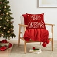 thumbnail image 5 of Wzzjkit Christmas Pillow Covers Decoration, 18x18in Christmas Red Printed Winter Throw Pillows Cushion Case Couch Decor for Christmas Home Outdoor Decorations, Christmas Pillow Cases, 5 of 7