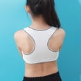 thumbnail image 3 of 1/5 Pack Girls Training Bra Bralette, SILVERCELL Teens Girl Casual Wireless Padded Bra Racerback Vest Sports Bra 8-16 Years, 3 of 6