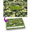 Camouflage 2 Edible Cake Image Topper Personalized Picture 1/4 Sheet (8"x10.5")