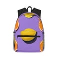 thumbnail image 2 of Goofa Yellow Lemon And Orange Print Casual Backpack for Women Men,Waterproof High School Bookbag,Lightweight Travel Daypack,Classic College Backpack,Laptob Backpack, 2 of 6