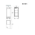 thumbnail image 3 of Heavy Duty Commercial Stainless Steel 23 cu ft Glass Door Reach-In Refrigerator (1 Door), 3 of 7