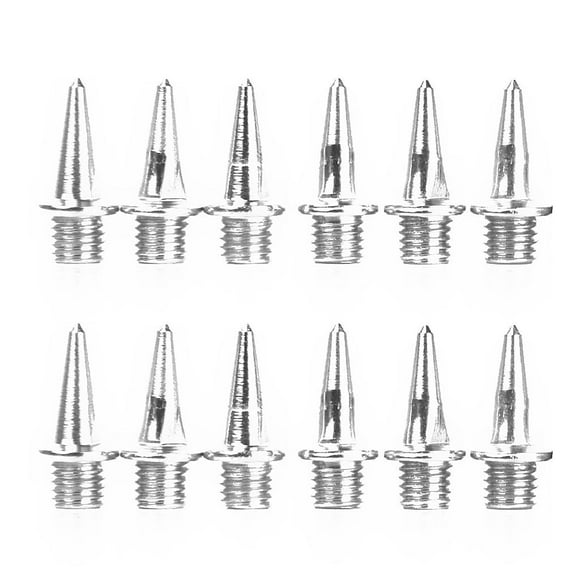 Footful 12pcs zapatos de repuesto Spikes Sport Running Track Shoes Trainer 4 tipos Aguja Hugo Reemplazo de tacos de espiga de acero
