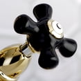 thumbnail image 6 of Kingston Brass KS1432PKX 4-Inch Centerset Lavatory Faucet, Polished Brass, 6 of 12