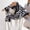 black, variant on 68cm Wild Zebra Printed Square Scarf for Women's Spring Summer New Imitation Silk Scarf Trendy Versatile Shawl Scarfs Headscarf