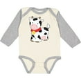 thumbnail image 3 of Inktastic Cow Boys or Girls Long Sleeve Baby Bodysuit, 3 of 5