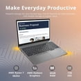 thumbnail image 2 of Lenovo Thinkbook 15 Portable d'Affaires 15,6 Po FHD IPS, AMD Ryzen 7-5825U, 40 Go de RAM, SSD PCIe 1 To, Graphiques AMD Radeon, Lecteur d'Empreintes Digitales, Windows 11 Pro, Noir, Carte USB Hotface 32 Go, 2 of 8