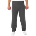 thumbnail image 1 of Jerzees Men's Fleece Sweatpants, Black Heather, Medium, 1 of 1