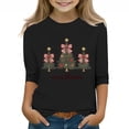 thumbnail image 2 of YUNAFFT T-Shirt à Manches Courtes pour Garçons et Filles 3-12 Ans avec Imprimé Graphique de Noël, Col Rond Décontracté, Haut Extensible Type Coton, Confortable pour le Quotidien, 2 of 4