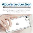 thumbnail image 5 of Feishell Clear Case for iPhone 7/8/SE 2020/SE 2022 4.7 inch,Shockproof Hybrid Soft TPU Bumper Anti-Scratch Hard Acrylic Back Transparent Slim Phone Case Cover for iPhone 7/8/SE 2020/SE 2022,Clear, 5 of 7