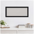 thumbnail image 6 of Amanti Art Grey Cork Board Framed Eva Black Silver Narrow Bulletin Board 33 in. x 15 in., 6 of 7