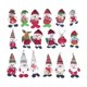 thumbnail image 1 of Adornos navideños con muñecas colgantes para árbol de Navidad, 12 unidades, 1 of 1