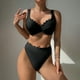 thumbnail image 1 of Traje de baño para mujer Traje de baño de bikini a rayas para mujer Traje de baño de playa de cintura alta Trajes de baño para mujer, 1 of 7