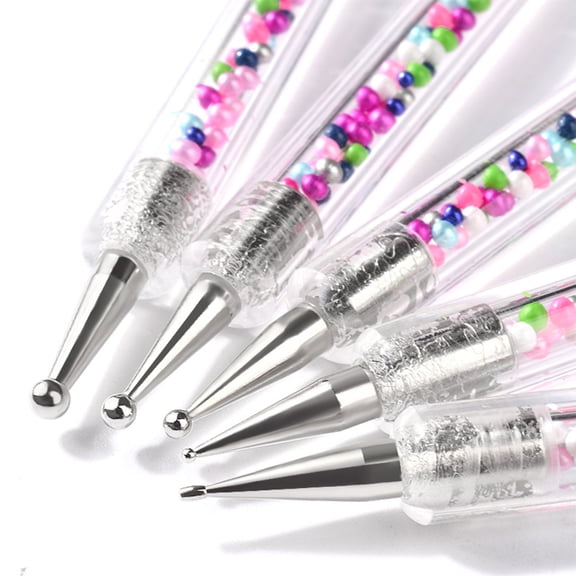 Yardwe Nail Tools For Manicure Nail Art Pen Acrylic 5Pcs