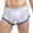 White, variant on Men's Square Leg Swimwear Pride Bodycon Swim Briefs Bikini Board Surf Shorts Boxer Swimming Trunks Low Rise Swimsuit Elastic Waist Swimming Briefs 2026 Summer Beach Outfits