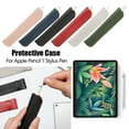 thumbnail image 2 of For Apple Pencil Bags Lightweight Double Color PU Leather Protective Pouch Pen Bag Touch Covers Portable Stylus Pen Cover Color 1, 2 of 6