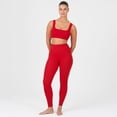 thumbnail image 4 of YITTY Active Women's UltraLuxe High-Waist Legging, Athleisure, 4-Way-Stretch, Heated Red, 4X, Short, 4 of 7