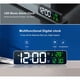 thumbnail image 3 of Reloj despertador digital con pantalla grande para sala de estar, oficina, dormitorio, decoración LED, fecha electrónica, pantalla de temperatura, relojes eléctricos de pared, atenuador de brillo auto, 3 of 5