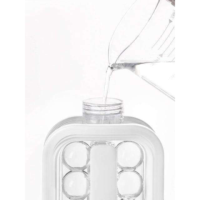 Yuarrent Máquina para hacer hielo, molde para cubitos, coctelera portátil para refrescos helados, construcción duradera, fabricante de bolas Barra de herramientas