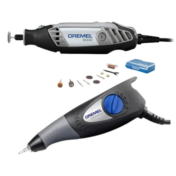 Mototool Dremel 3000 + Grabador Dremel 290 + Kit Acc. 11 pzs