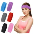 thumbnail image 4 of Raindrops Sweatbands Assorted Color Non Slip Stretchy for Sports Use 6Pcs, 4 of 8