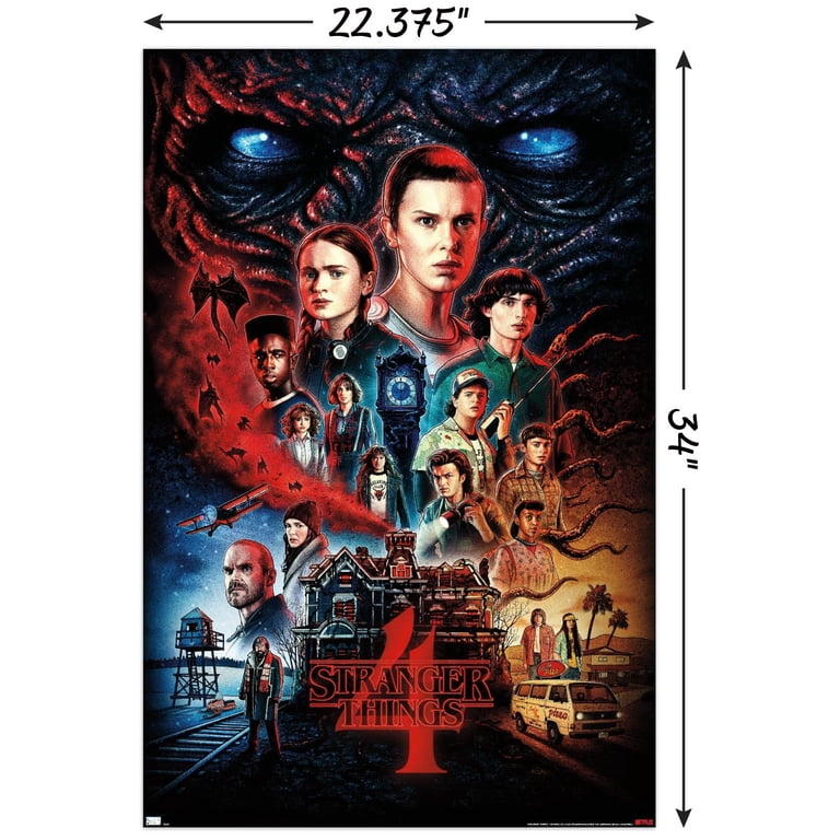 Trends International Netflix Stranger Things: Season 4 Decor Wall