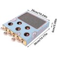 thumbnail image 2 of Caja de juguetes de madera para gatos, juego interactivo de topo, ratón, punzón, herramienta para ejercicio con 5 agujeros., 2 of 5