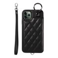 thumbnail image 1 of Rhombic Card Bag PU Case For iPhone 11 Pro Max / 11 Pro / iPhone 11, 1 of 5