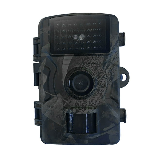 BRIGHTFUFU Cámara de caza con pantalla de 2 pulgadas, 12 MP, trampas fotográficas, tiempo de disparo de 0,8 s, visión nocturna infrarroja de 1080P, cámaras de caza sin batería (verde)