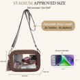 thumbnail image 2 of Bandolera transparente, aprobada por el estadio LOXOMU, impermeable, 2 of 5