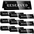 thumbnail image 2 of 10PCS Reserved Table Signs, Acrylic Guest Reservation Table Tents Sign, Waterproof Background Double-Sided Seat Signs, 2 of 8