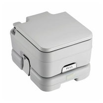 Camping Portable Toilet, 3.2 Gal Waste/Flush, Pressurized Flush, Leak-Proof Odorless Commode for RV, Boat, Camping, Travel, Adults