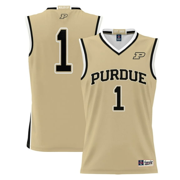 Youth GameDay Greats Gold #1 Purdue Boilermakers Lightweight Basketball Jersey