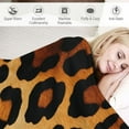 thumbnail image 3 of ARISTURING Fur Throw Blanket Leopard Bed Blanket 50"x70" Super Soft Warm Reversible with Flannel Fuzzy Printed Blanket, 3 of 6