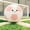 Pink, variant on 25cm Soft Fuzzy Smiling Football Plush Pillow, Color Block Soccer Ball Stuffed Decor Cushion for Sports Fan Home Display & Holiday Gift