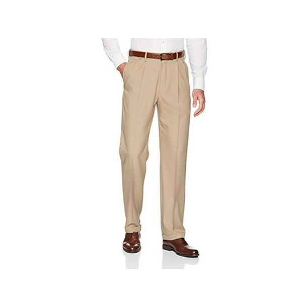 Classic Fit Men's Pleated Front Denim Pants Size 40x36 Mens