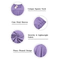 thumbnail image 4 of Plus Size Tee Shirts for Women Summer Casual Tees Short Sleeve Comfy Tops, 4 of 5
