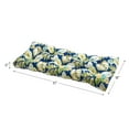 thumbnail image 3 of Greendale Home Fashions Marlow Blue Floral 51 x 18 in. Outdoor Reversible Tufted Bench Cushion, 3 of 9