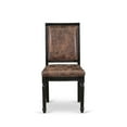 thumbnail image 5 of Luxe by East West Furniture 5 piece Kitchen Table Set consists of a Modern Dining Table and 4 Dining Chairs, 5 of 7