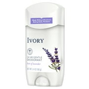 Ivory Gentle Deodorant Stick, Hint of Lavender, 2.4oz