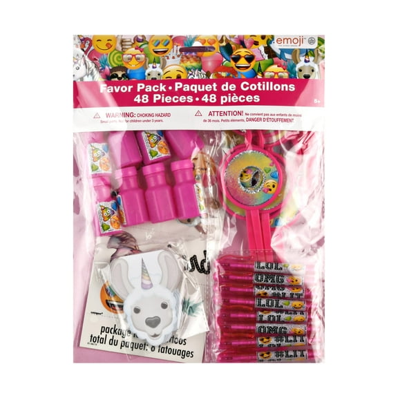 Emoji Party Favors for 8, 48pcs